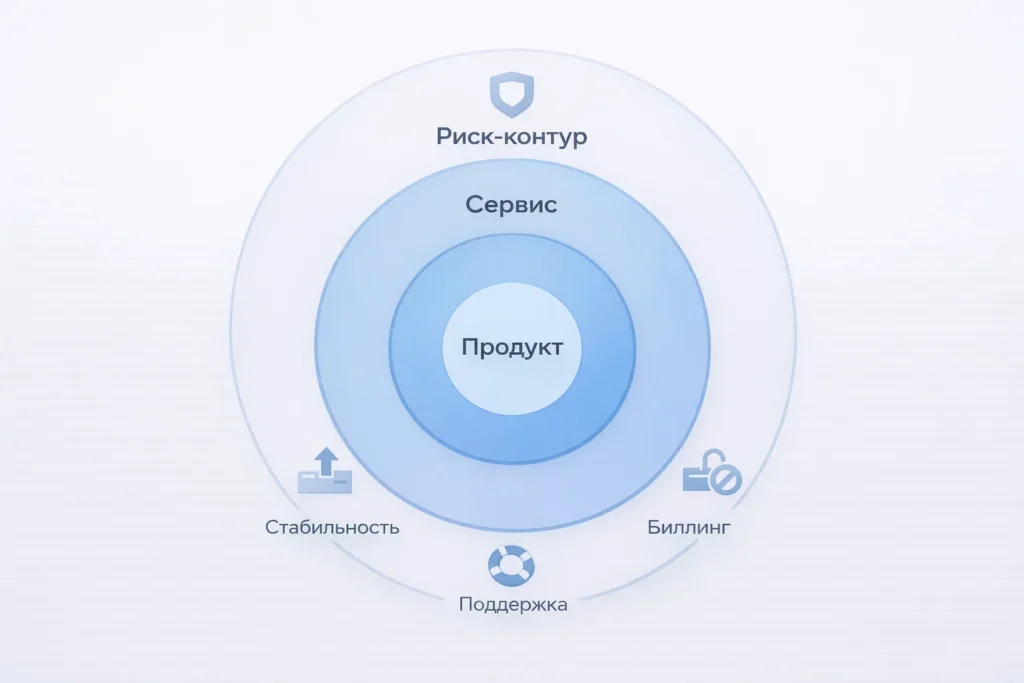 Что покупают в white-label: продукт под брендом плюс сервис и контроль рисков (стабильность, публикация, биллинг, поддержка)